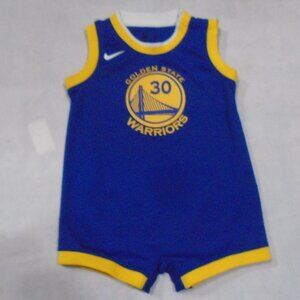 Nike Steph Curry NBA Golden State Warriors Romper Infant Baby Jersey 18M